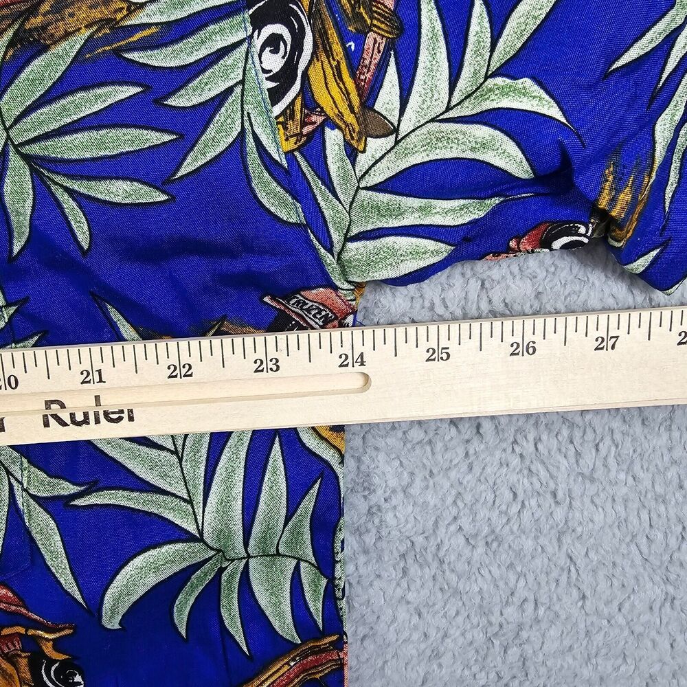 Kahala Suns Hawaiian Shirt Men's Button Up Floral Short Sleeve Multicolor Size L - Picture 10 of 11
